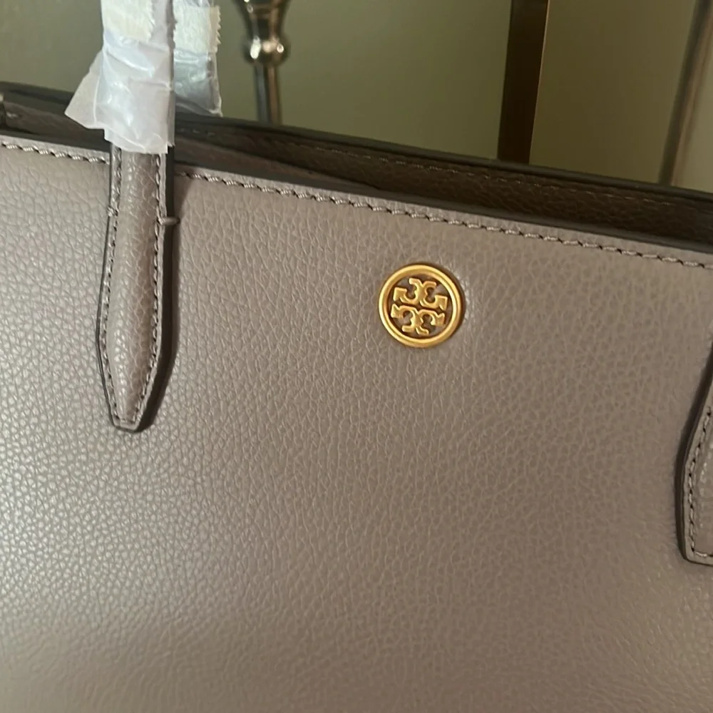 Tory Burch Robinson Pebbled Leather Tote Bag